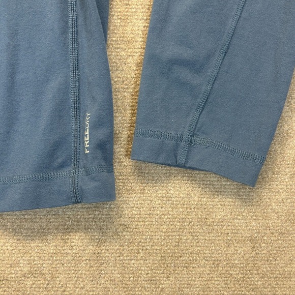 Eddie Bauer Travex 1/4 Zip Pullover Men's XL Active Fit Blue Mock Stretch Cotton - Picture 3 of 12